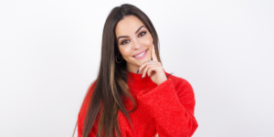 Winter Oral Care, Woman Smiling