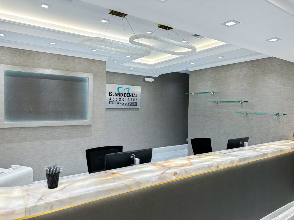 Island dental dentist in levittown - flat sign