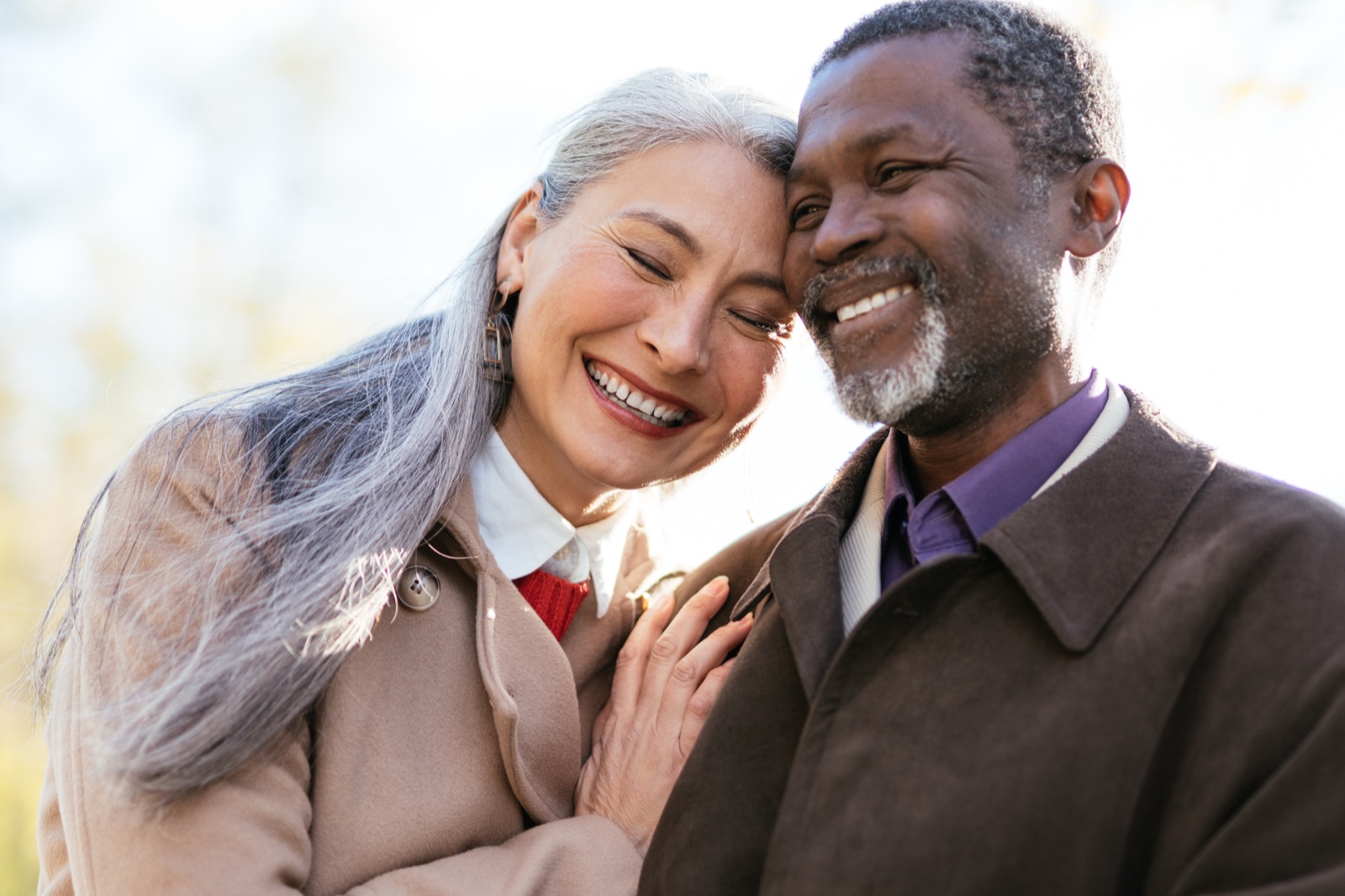 Smiling couple with healthy smiles &mdash; Island Dental Advantage Plan members