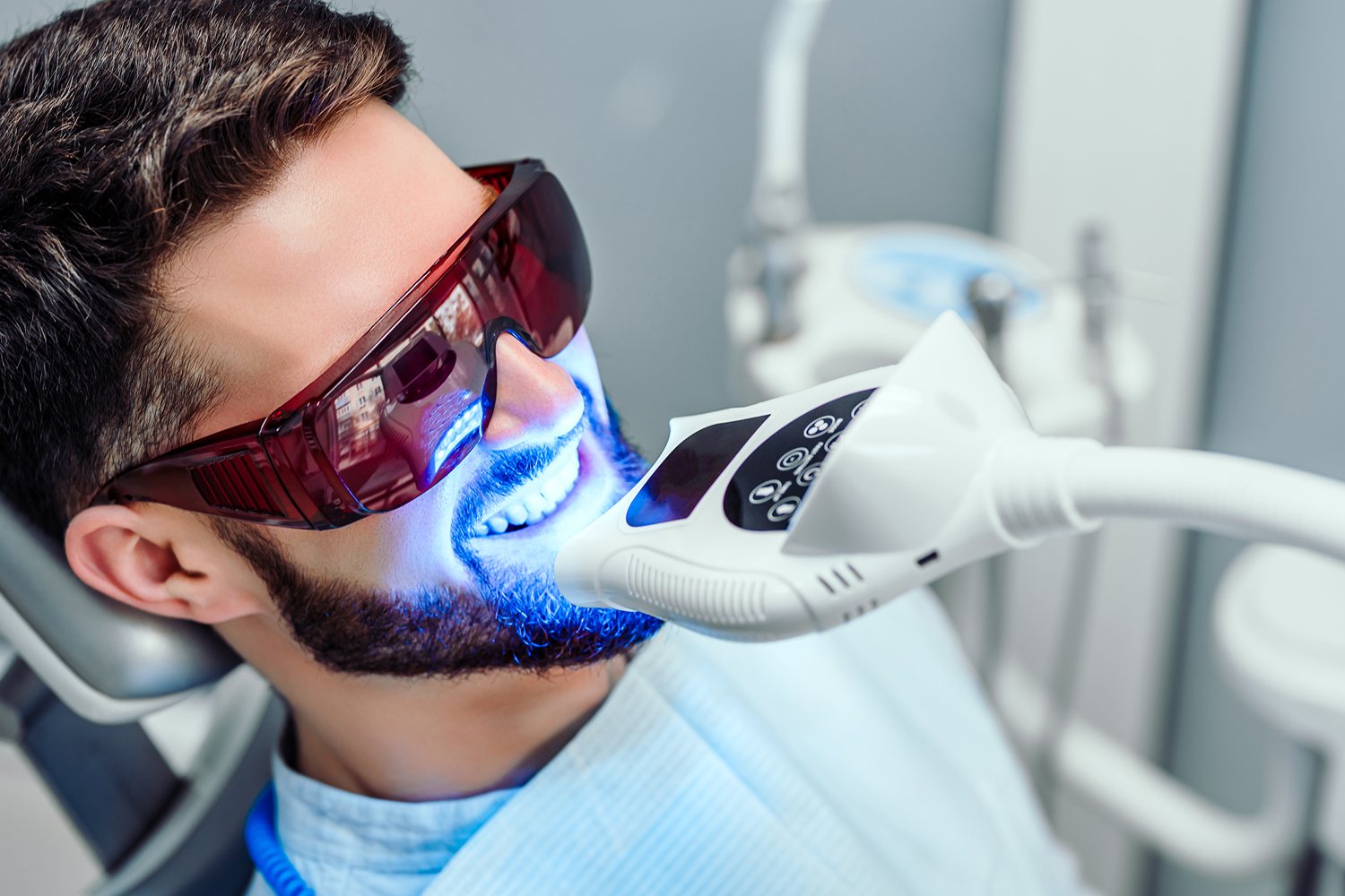Professional teeth whitening