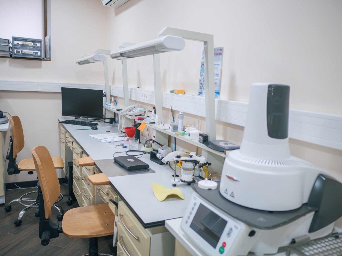 3D printer in the Island Dental lab