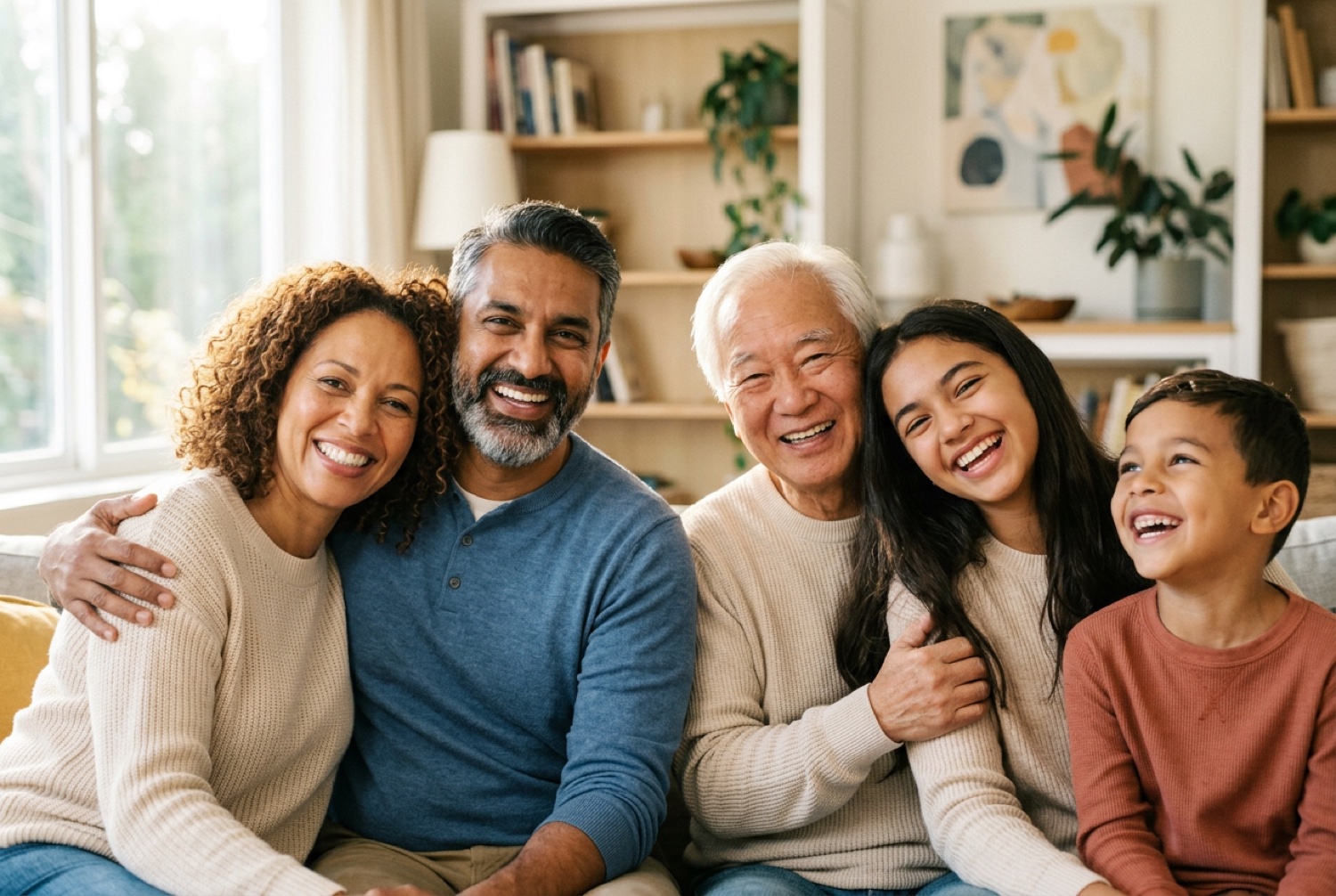A smiling family at Island Dental — over 30 years serving Long Island families