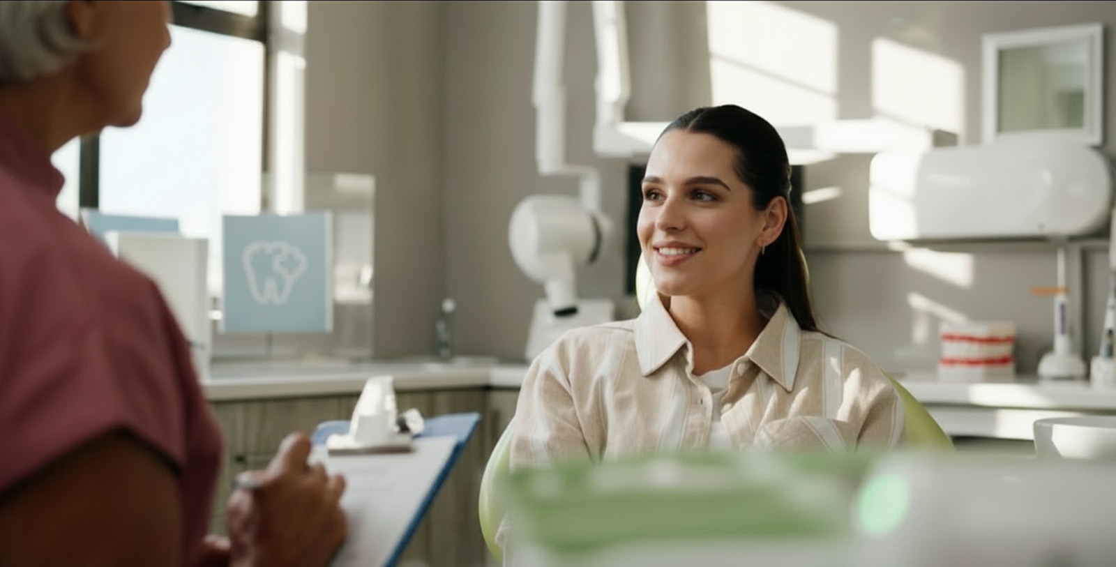 Dental bonding to repair chipped tooth at Island Dental