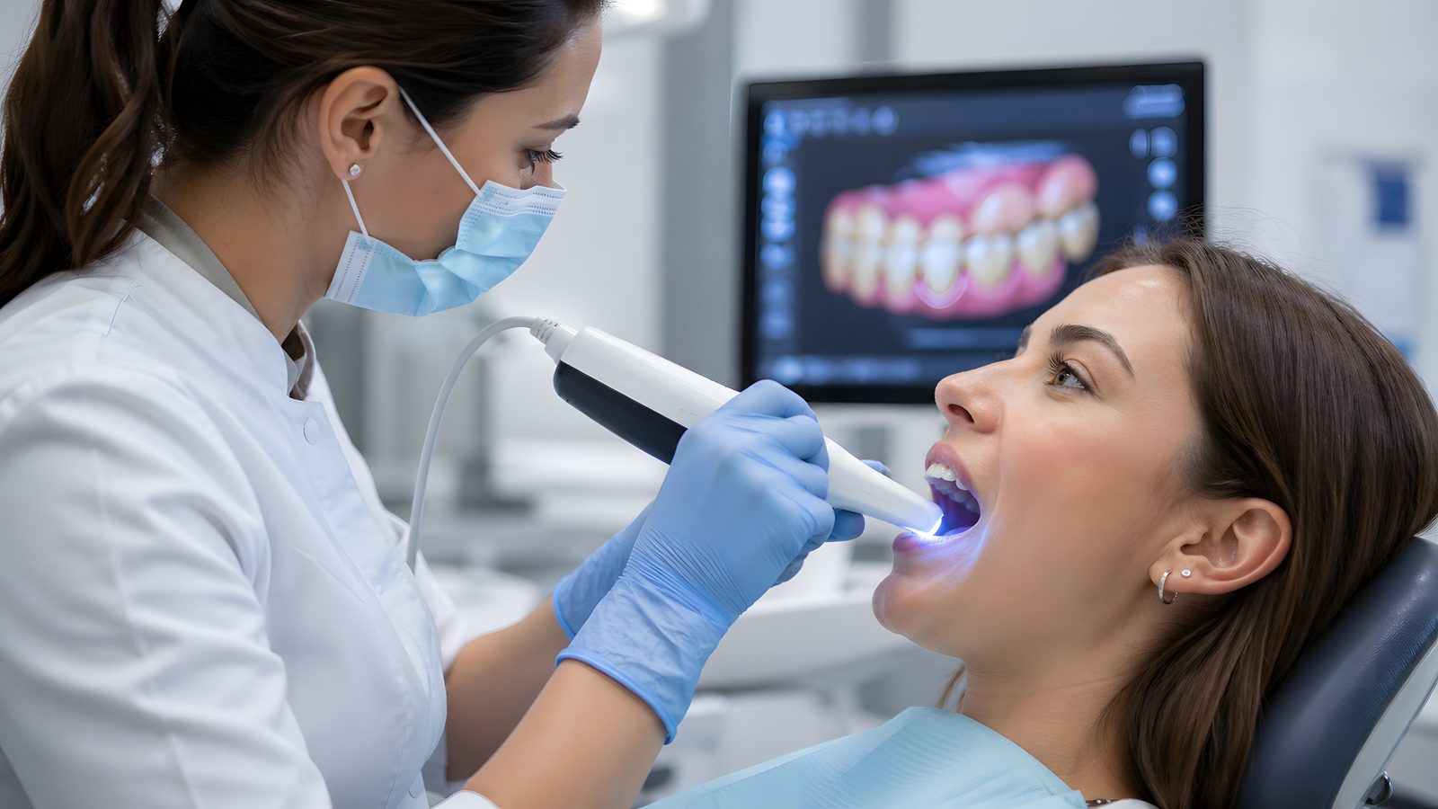 Digital intraoral scan at Island Dental