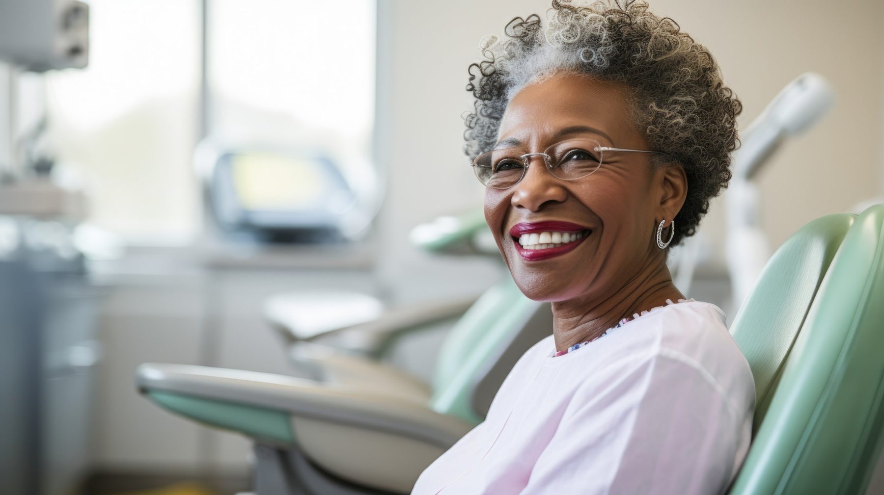 Happy Island Dental patient — covered by our 100% Smile Guarantee